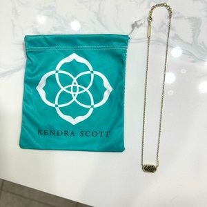 Kendra Scott Gold Elisa Necklace in Gold Druzy